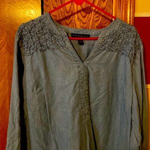 Great shape denim shirt XL